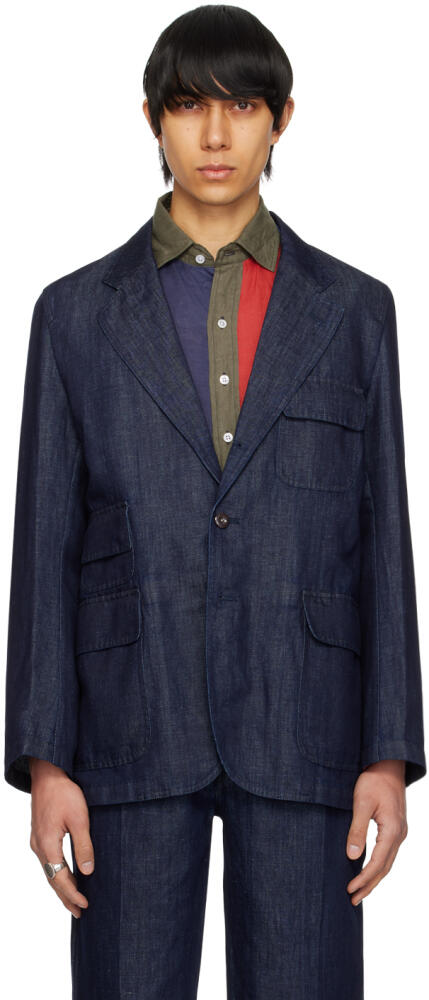 Drake's Indigo Games Denim Blazer Cover