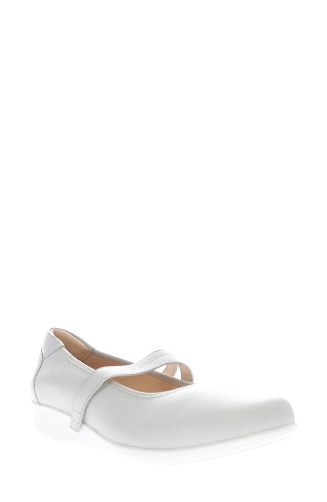 Propét Yara Mary Jane Flat in Light Grey Cover