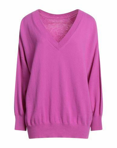 Liviana Conti Woman Sweater Mauve Cashmere, Polyamide Cover