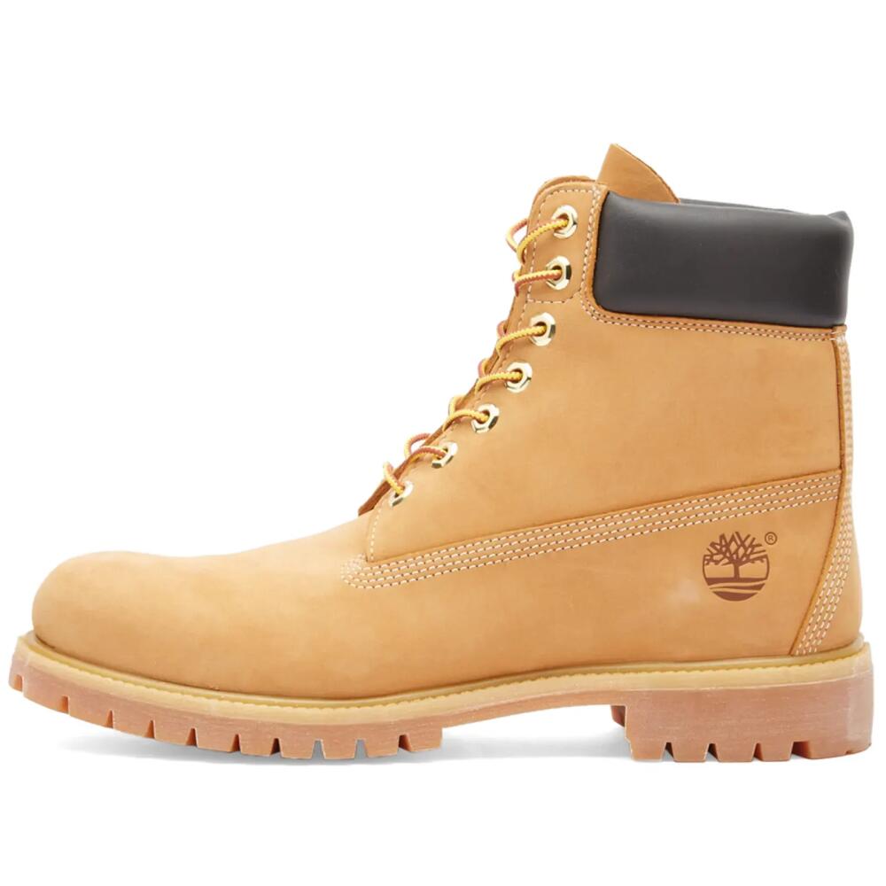 Timberland Men's 6" Premium Boot in Wheat Nubuck Cover