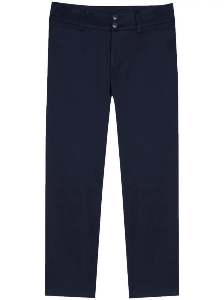 agnès b. mid-rise cropped trousers - Blue Cover