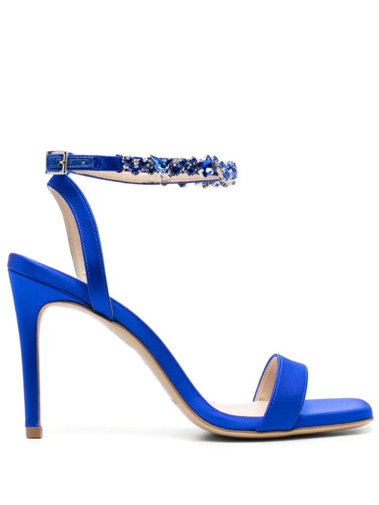 P.A.R.O.S.H. Vashoe rhinestone-embellished sandals - Blue Cover