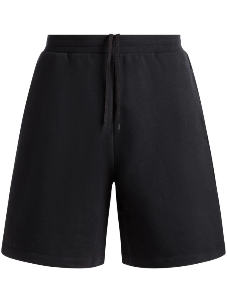 Bally logo-embroidered organic cotton shorts - Black Cover