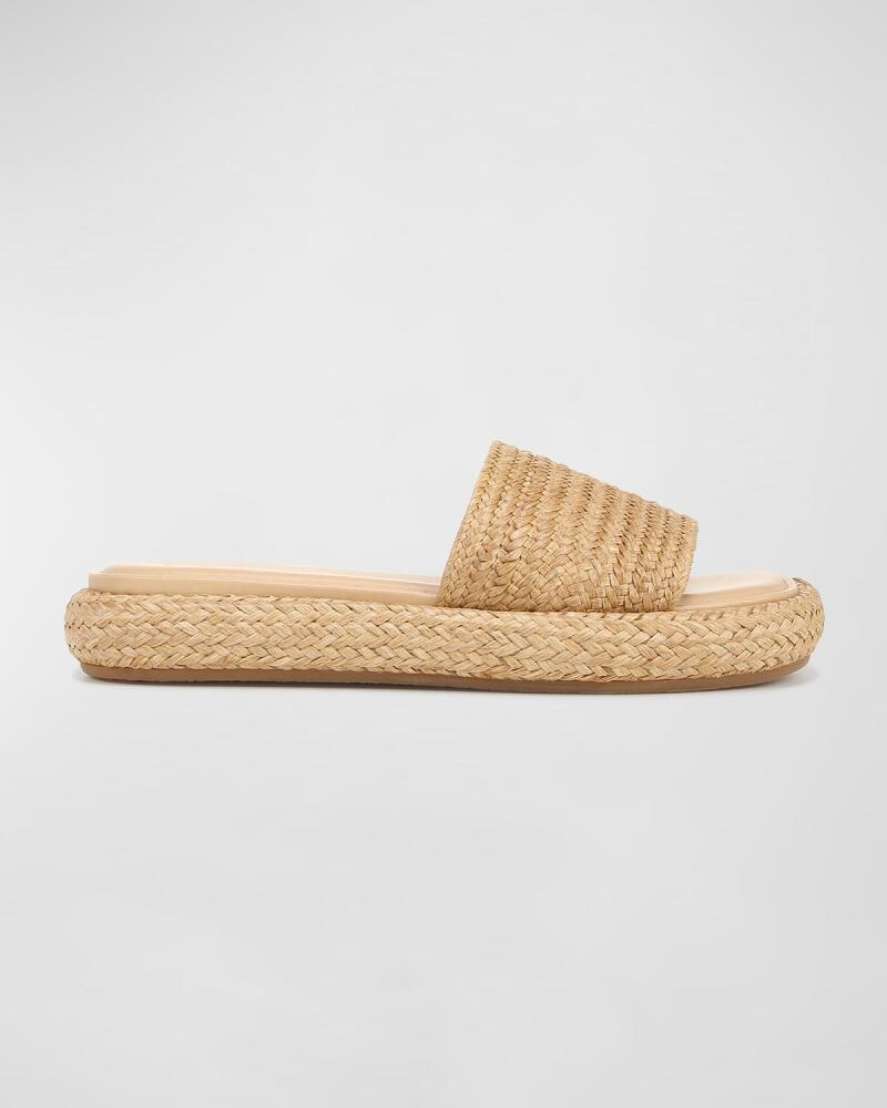 Vince Eva Raffia Easy Slide Sandals Cover