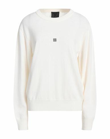 Givenchy Woman Sweater Ivory Wool, Cashmere Cover