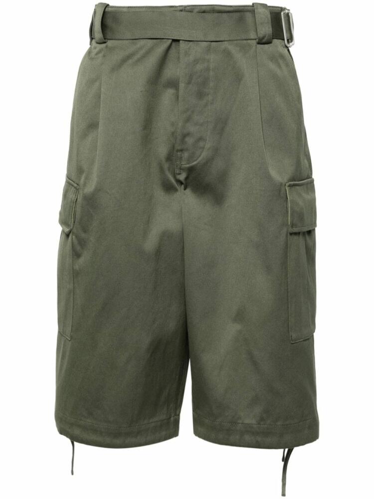 Kenzo Army cargo cotton shorts - Green Cover