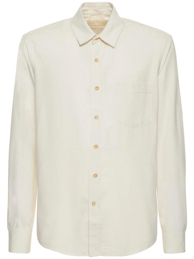 OUR LEGACY Classic Raw Silk Shirt Cover