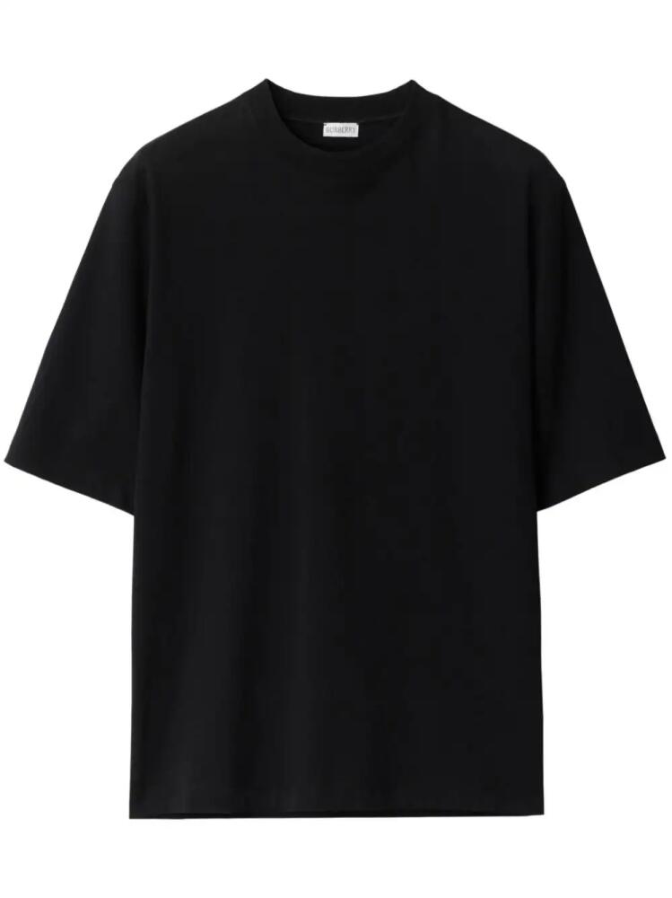 Burberry pear-print cotton T-shirt - Black Cover