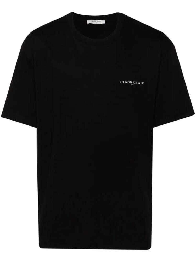 Ih Nom Uh Nit logo-print T-shirt - Black Cover