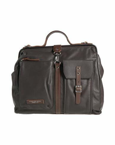 The Bridge Man Handbag Dark brown Vegetable-tanned leather Cover