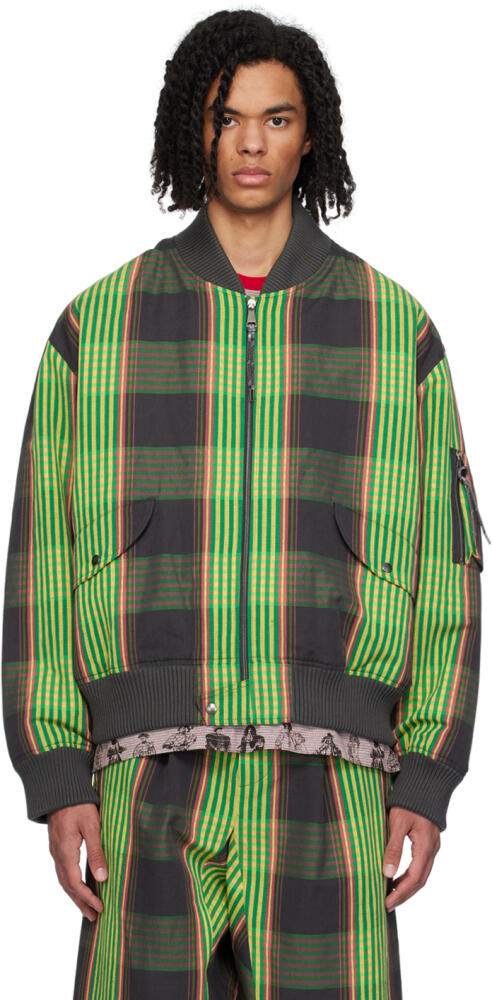 Vivienne Westwood Multicolor Bernardo Bomber Jacket Cover