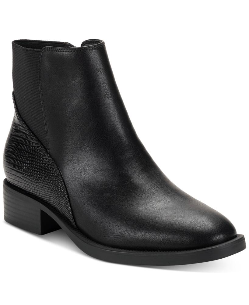 Style & Co Women's Edwinaa Gore Booties, Created for Macy's - Black Sm Cover