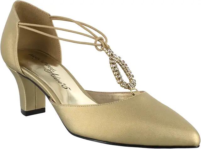 Easy Street Moonlight (Gold Satin) Women's Shoes Cover