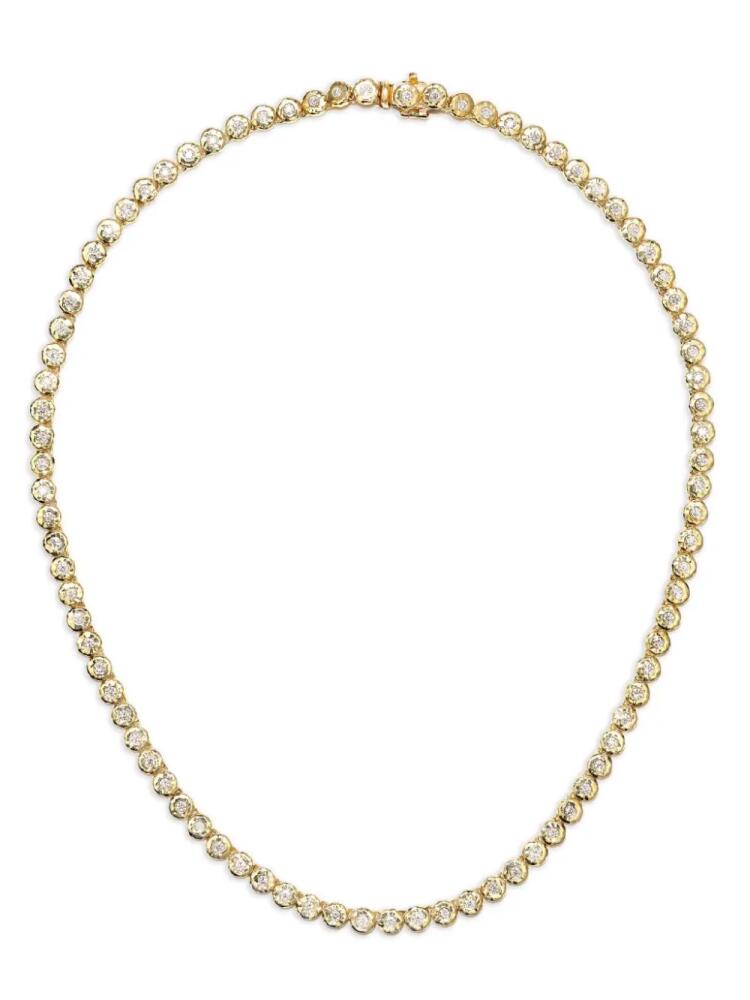 Octavia Elizabeth 18kt yellow gold Nesting Gem tennis necklace Cover