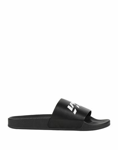 Vetements Man Sandals Black Soft Leather Cover