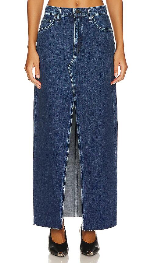 Rag & Bone Avery Maxi Skirt in Blue Cover