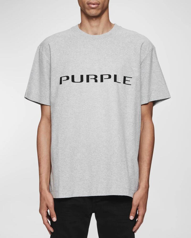 PURPLE Men's Textured Jersey T-Shirt Cover