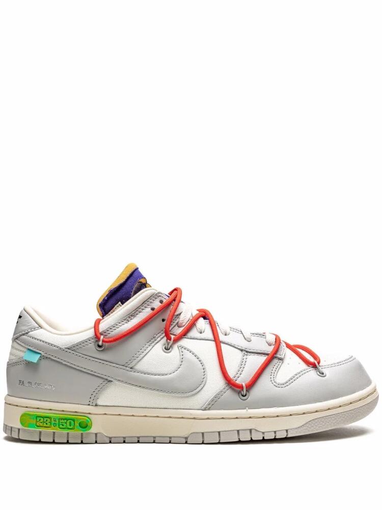 Nike X Off-White Dunk Low "Lot 23" sneakers - Grey Cover