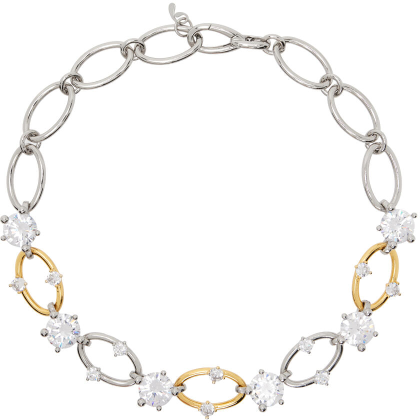 Panconesi Silver & Gold Diamanti Chain Necklace Cover