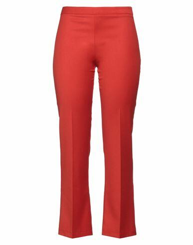 Operà Woman Pants Rust Polyester, Viscose, Elastane Cover