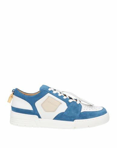 Buscemi Man Sneakers Azure Soft Leather Cover