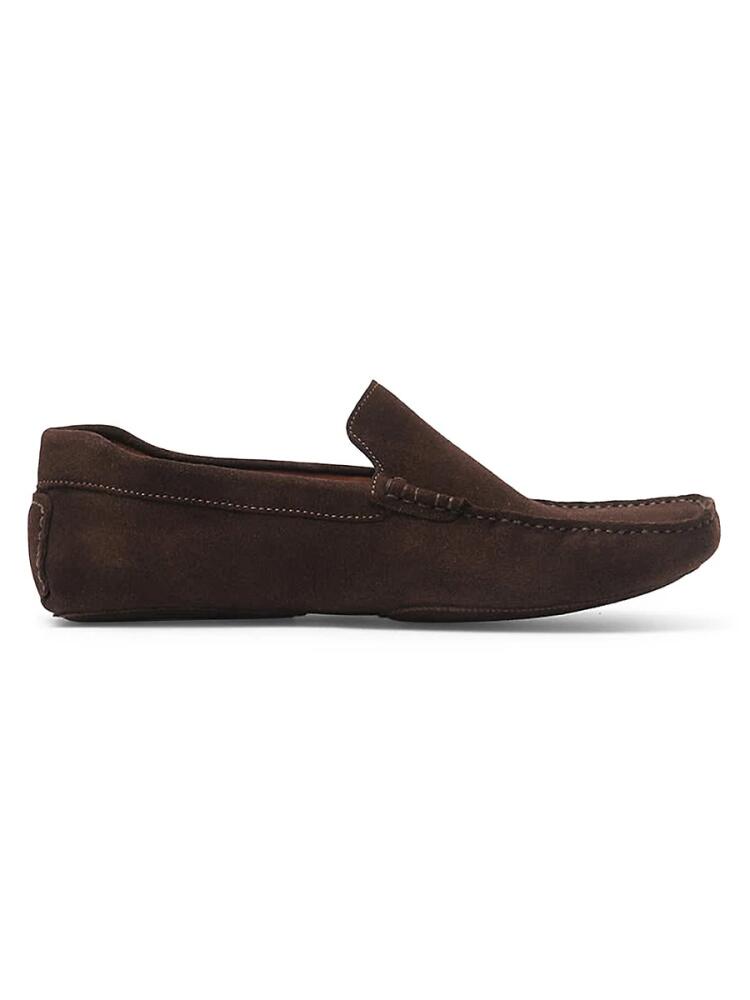 Anthony Veer Men's William House Suede Loafers - Chocolate Cover