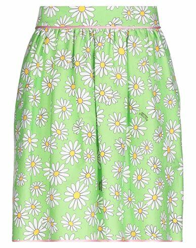 Boutique Moschino Woman Mini skirt Light green Acetate, Cupro Cover