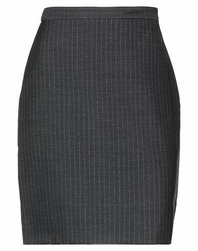 Alexander Mcqueen Woman Mini skirt Lead Virgin Wool Cover