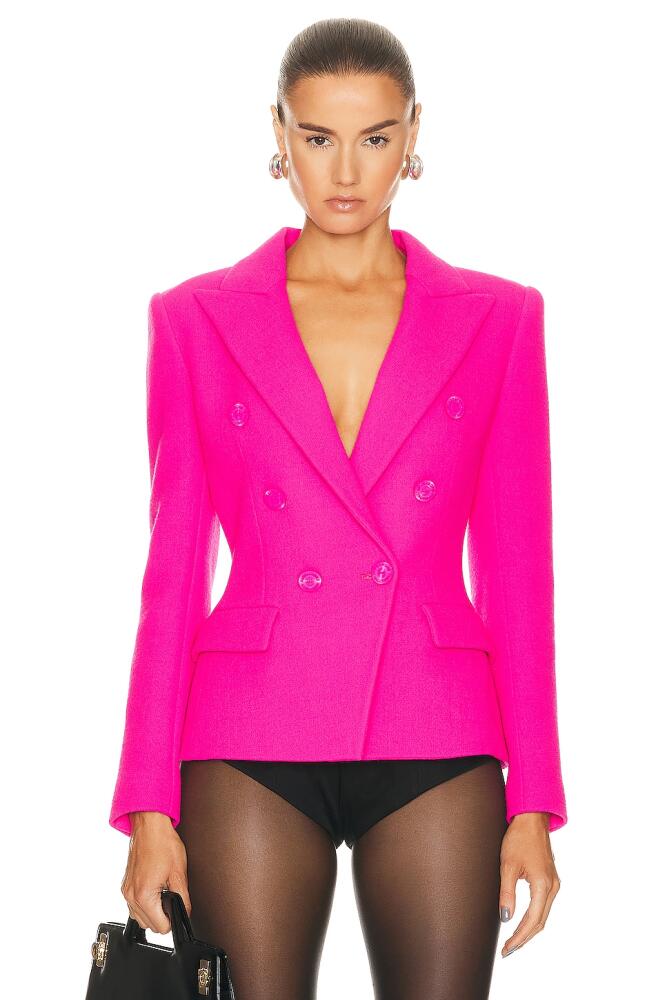 Alexandre Vauthier Double Breasted Jacket in Fuchsia Cover