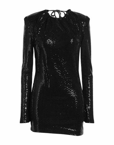 Cinqrue Woman Mini dress Black Nylon, Metal, Elastane Cover