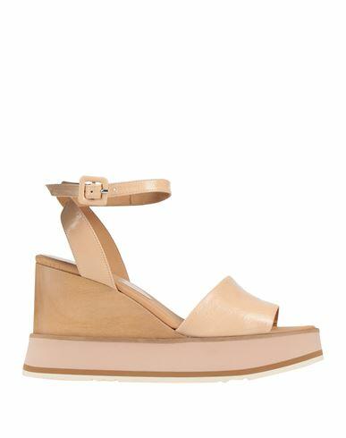 Paloma Barceló Woman Sandals Sand Soft Leather Cover