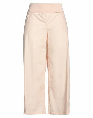 Manila Grace Woman Pants Beige Cotton, Elastane Cover