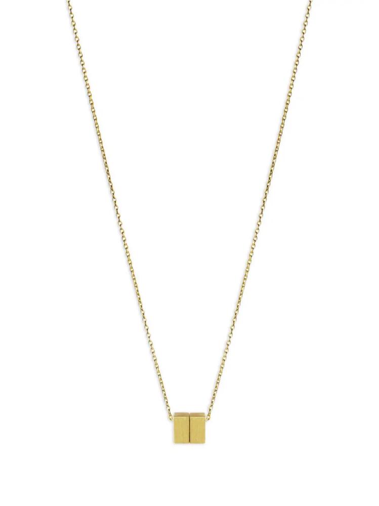 Shihara 18kt yellow gold Cube 01 necklace Cover