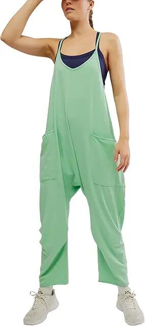 FP Movement Hot Shot Onesie (Bright Jade) Women's Dress Pants Cover