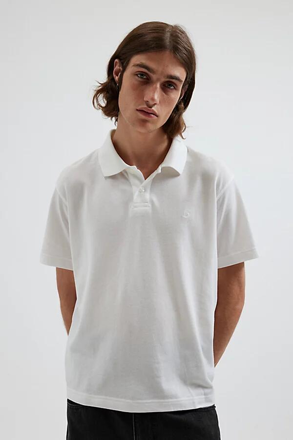 Standard Cloth Lightweight Short Sleeve Polo Tee in White Cover