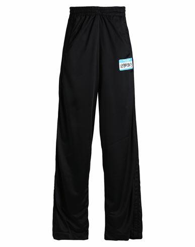 Vetements Man Pants Black Polyester Cover