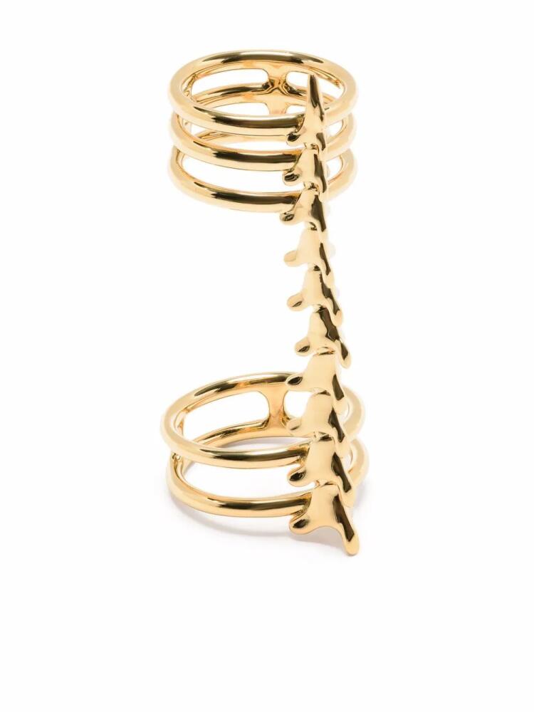 Shaun Leane Serpent Trace long finger ring - Gold Cover