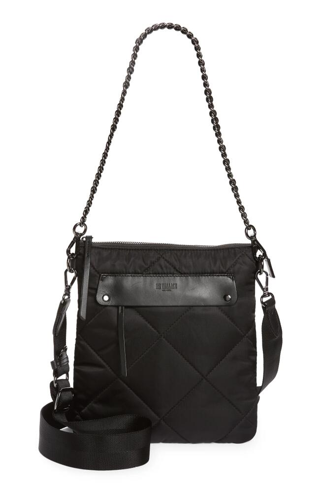 MZ Wallace Madison Quilted Crossbody Bag in Black Cover