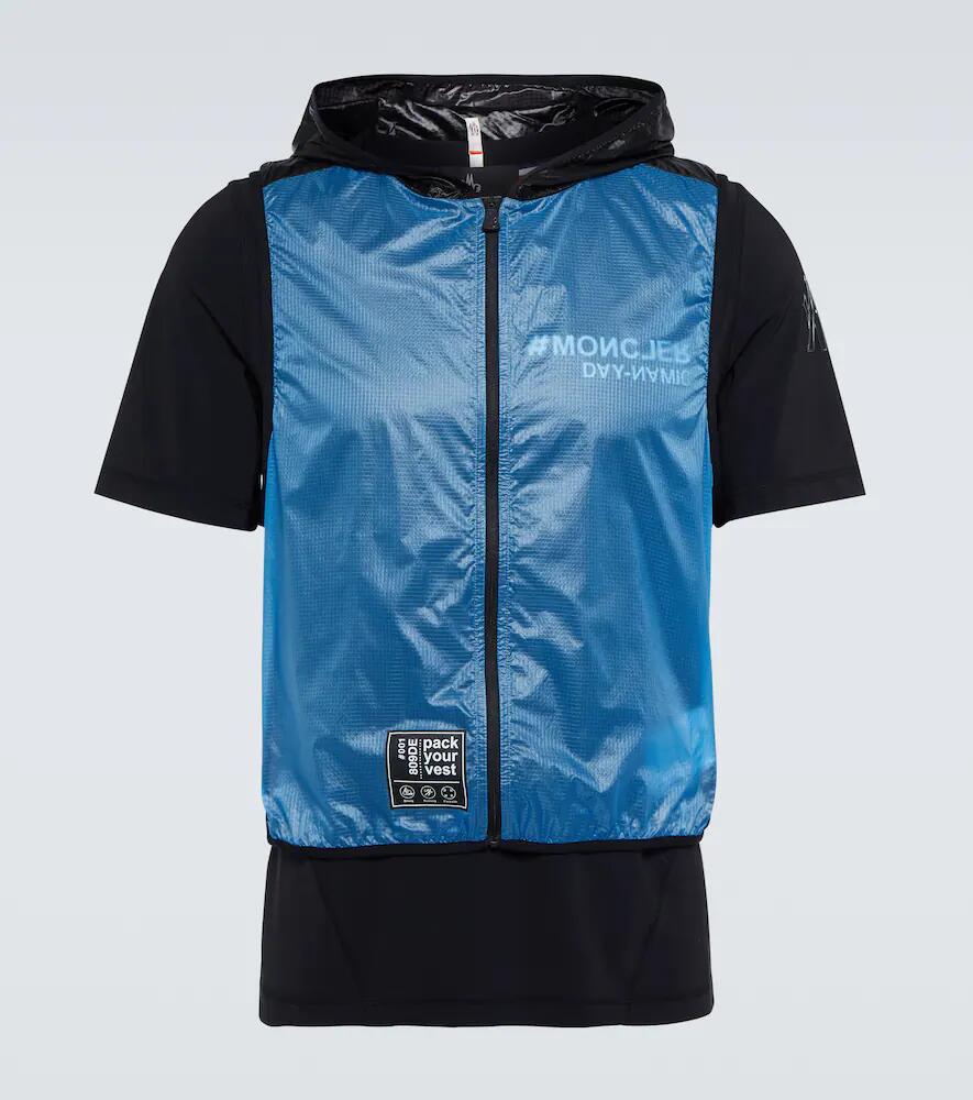 Moncler Grenoble Technical short-sleeved vest Cover