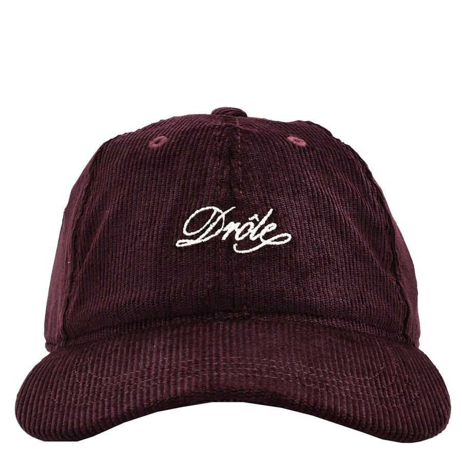 Drole De Monsieur Wine A Casquette Logo Corduroy Hat Cover