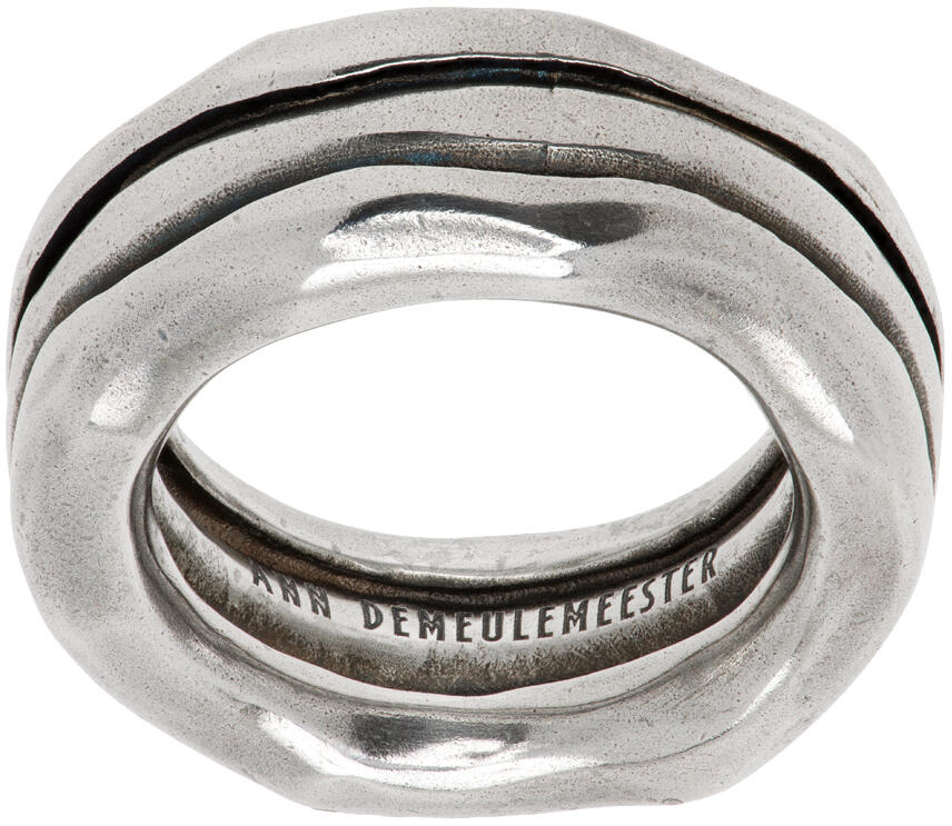 Ann Demeulemeester Silver Suzette Bolt Ring Cover