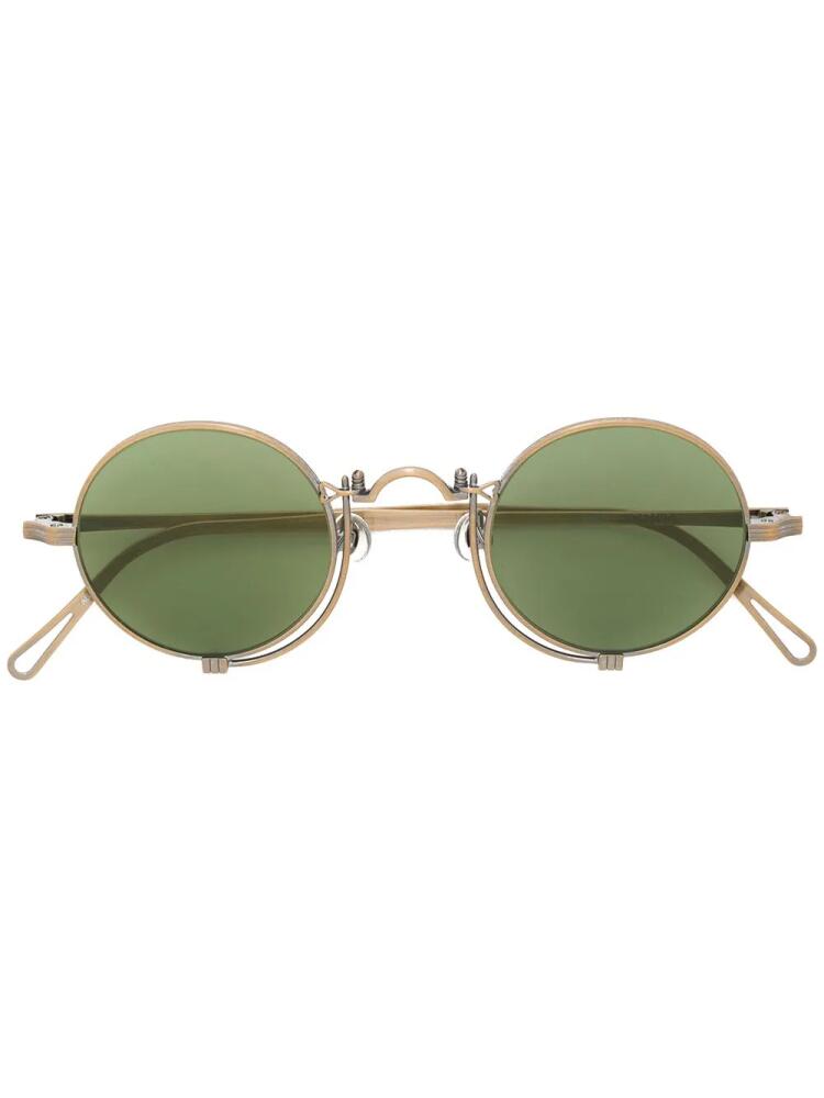 Matsuda oval frame sunglasses - Metallic Cover