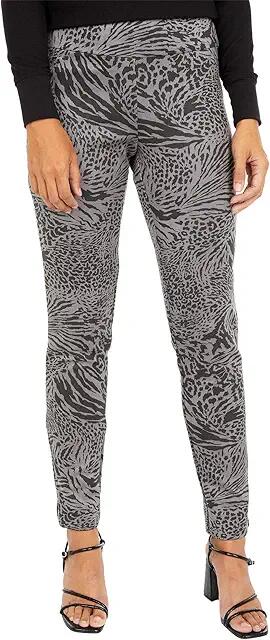 Krazy Larry Ultra Suede Pants (Black Zebra) Women's Casual Pants Cover