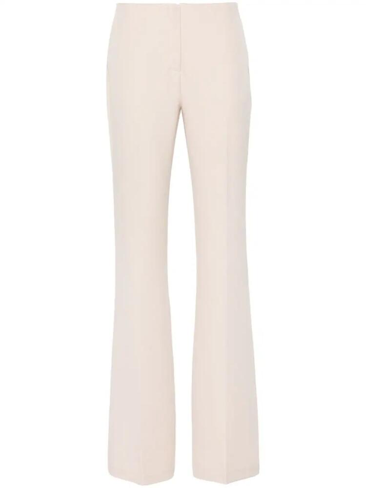 ERMANNO FIRENZE logo-embroidered trousers - Neutrals Cover