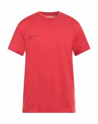 Pangaia Man T-shirt Red Organic cotton, SeaCell Cover