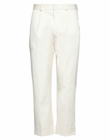 Amish Man Pants Ivory Cotton, Elastane Cover