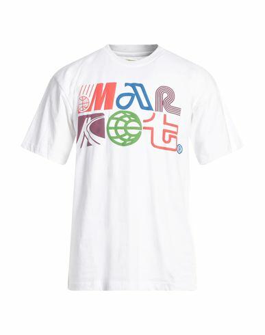 Market Man T-shirt White Cotton Cover