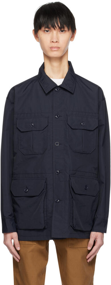 Engineered Garments Navy Suffolk Jacket Cover