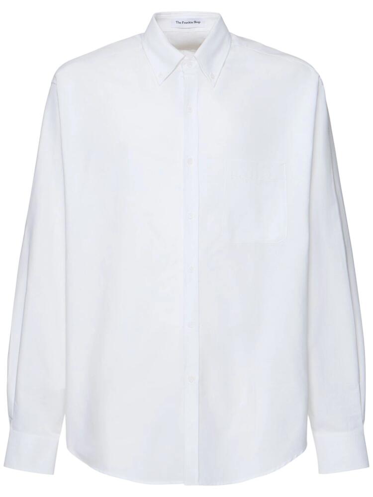 THE FRANKIE SHOP Sinclair Oxford Shirt Cover