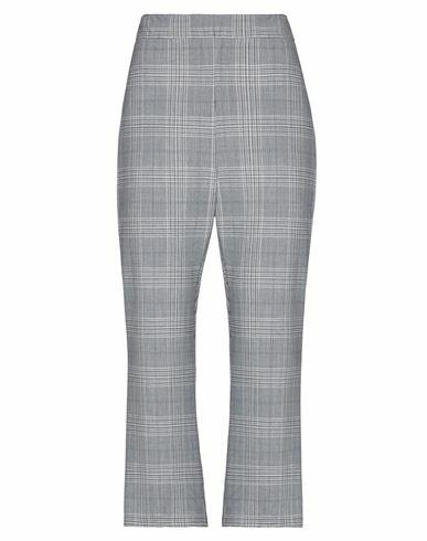 D. exterior Woman Pants Grey Polyester, Wool, Elastane Cover